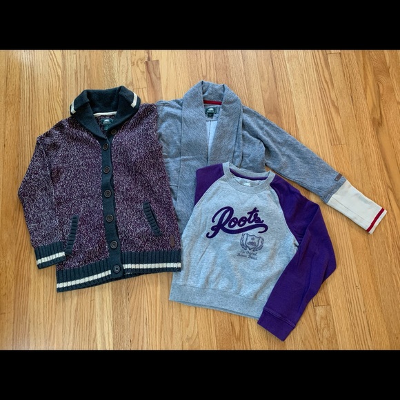 Roots Sweatshirt Sweater Cardigan Bundle - Picture 16 of 16
